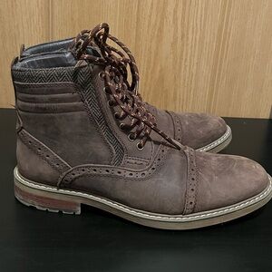 Arkbird Men's Chelsea Boots Leather Chukka Ankle Boots with Zipper